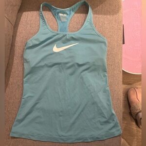 Nike Women's blue Racerback Tank Top
